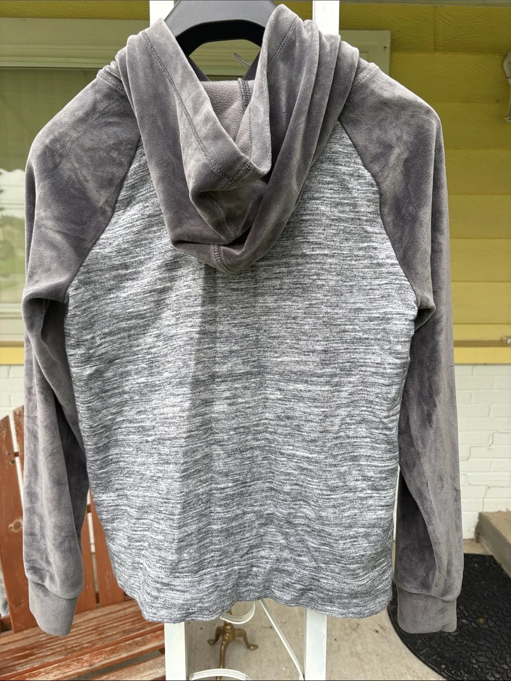 Justice gray pullover